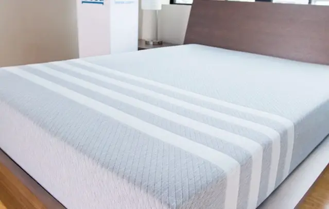 Leesa mattress review - naked mattress on platform