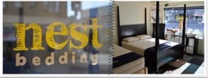 Nest Alexander Signature Select mattress review - Nest logo window shot