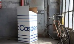 casper mattress review - delivery box opened
