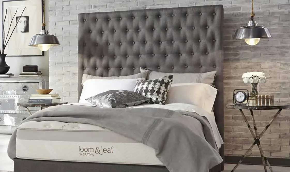 Loom and Leaf mattress review - mattress in luxury bedroom