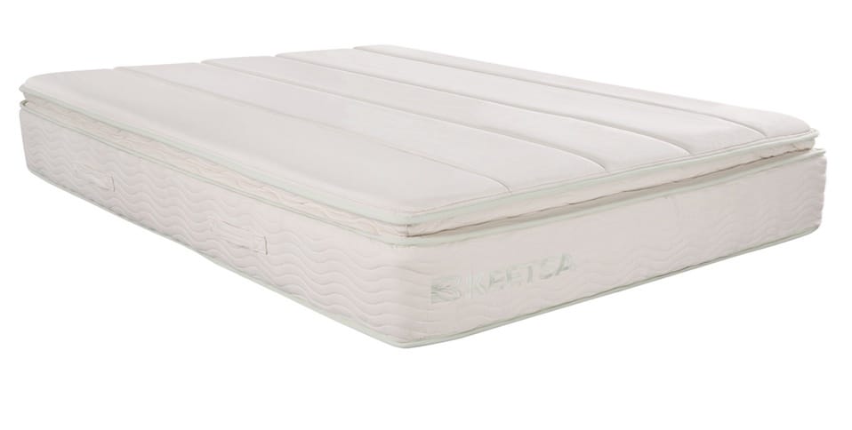 Keetsa Pillow Plus mattress logo front view