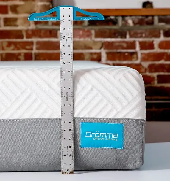Leesa vs Dromma Bed mattress comparison - Dromma Bed 12 inches thick