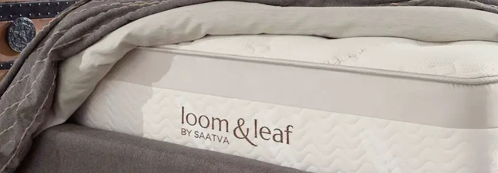Leesa vs Loom and Leaf - Loom and Leaf mattress side view