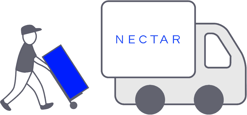 Nectar Sleep mattress review - delivery man