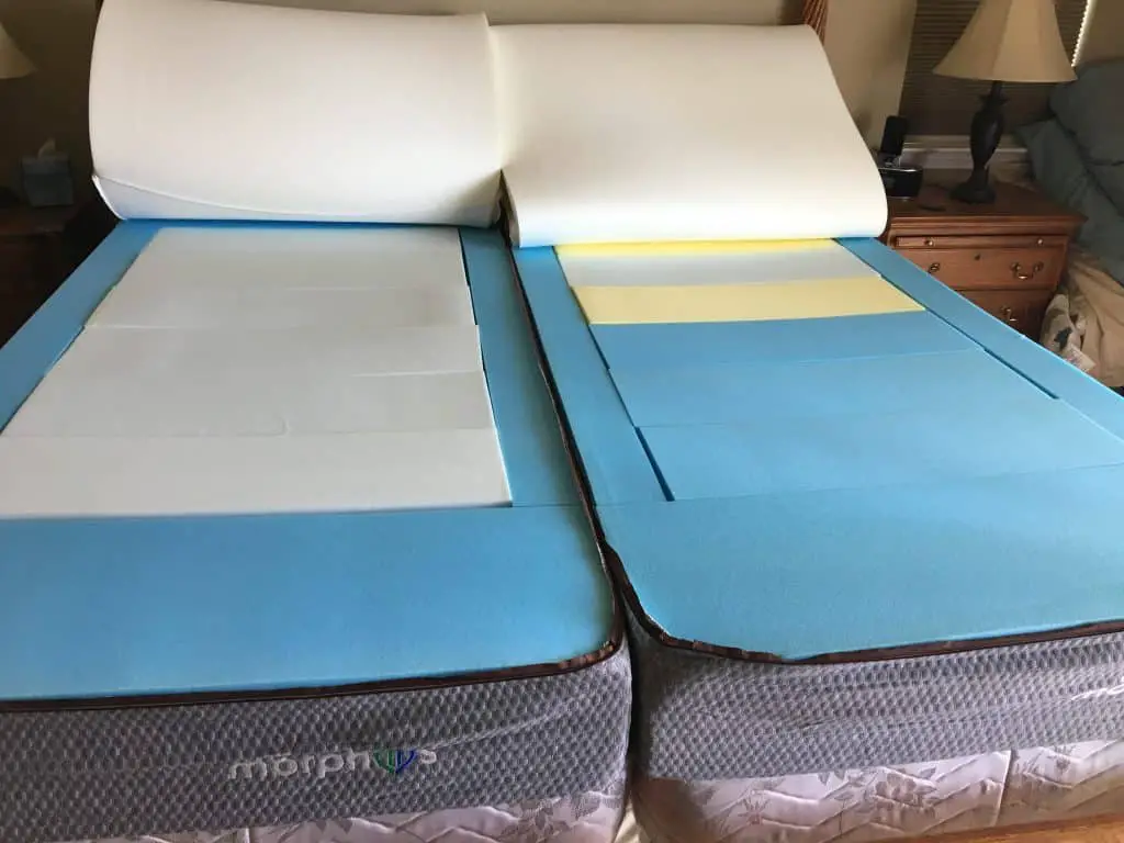 morphiis mattress review - inserts in