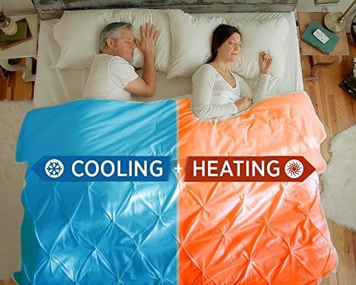 Cooling Water Mattress Cooling Mattress Topper Bed Cooler Cooling Pad for Bed Fan Cooling Mattress for Hot Sleepers and Night Sweats