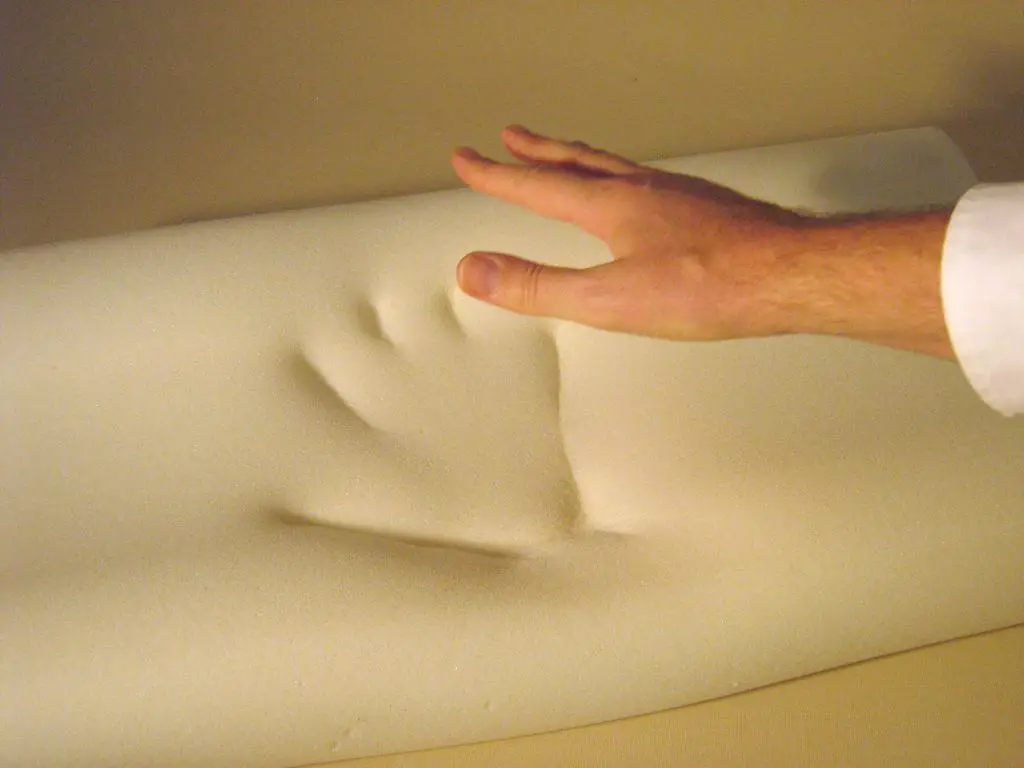 Memory Foam is able to regain its form after depressing it