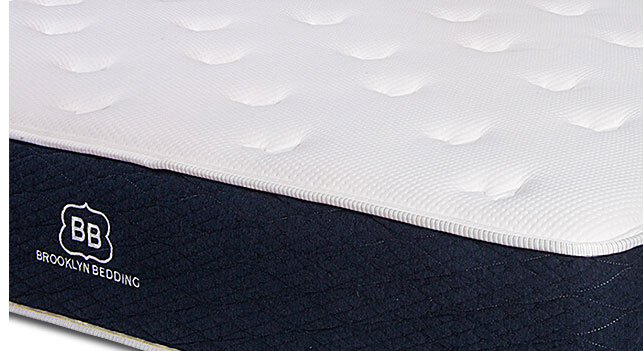 Brooklyn Bedding Signature mattress review - closeup-top-view