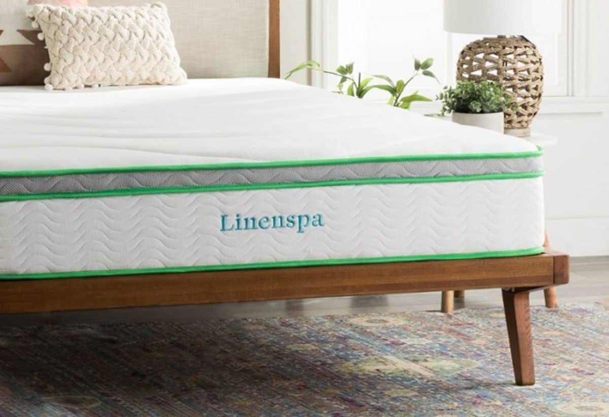 linenspa 10 inch hybrid mattress full