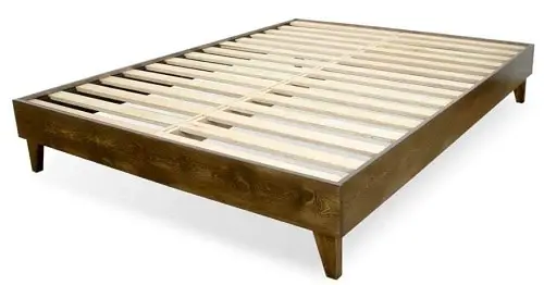 eLuxurySupply Wood Bed Frame