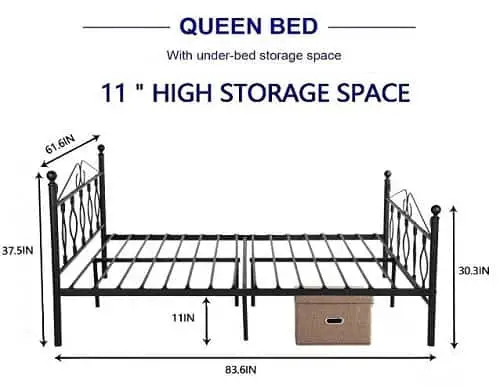 minimalist beds sizes