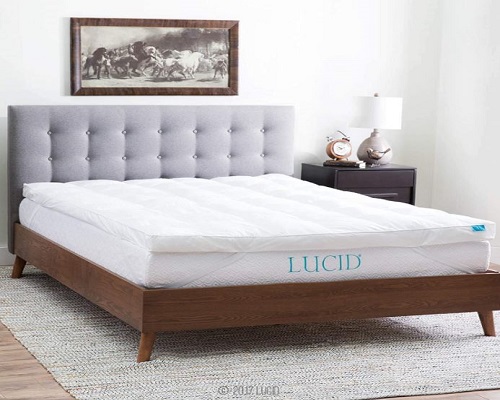 lucid down alternative fibre mattress topper