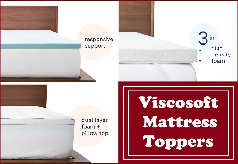 Viscosoft mattress toppers