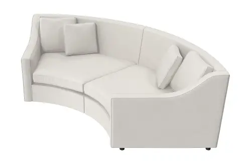 Beautiful Curvilinear Stunner Sofa