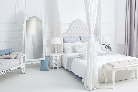 White Bedroom Mirror