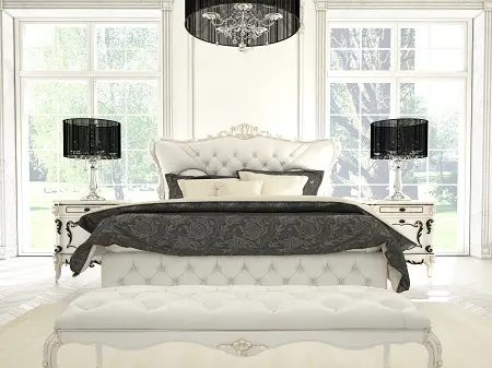 Bold Black Regency Comforter