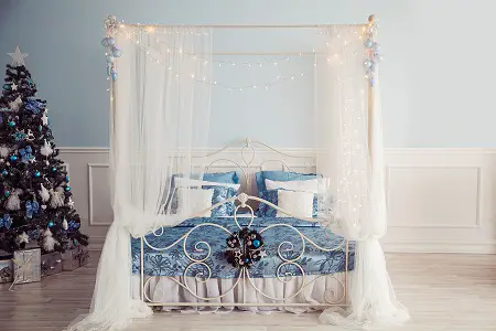 Festive Look Canopy Bed