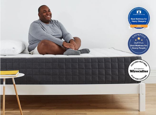 Best Mattress For Heavy People The Top 9 Beds For Plus Sized Folks   Helix Plus 