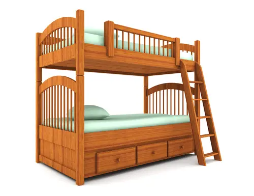 Classic Wooden Traditional Bunk Beds