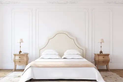 White French Country Bedrooms