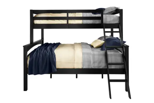 Black Mid-Century Bunk Bed