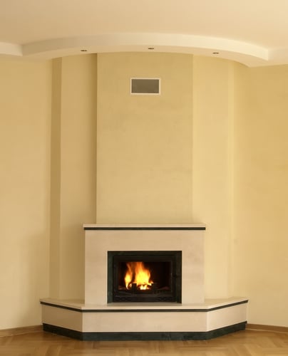 Elegant & Polished Contemporary Bedroom Fireplace
