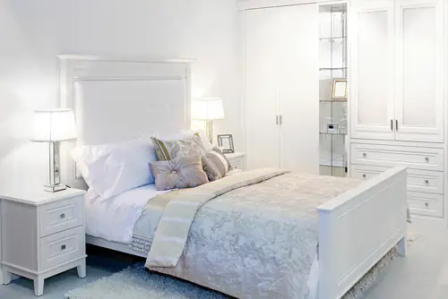 Elegant and Charming White Bedroom