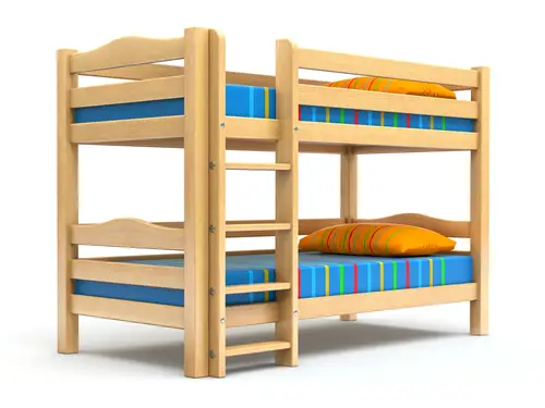 Lovely Wooden Farmhouse Bunk Bed