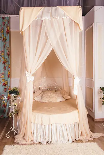 Pastel Hues Beach House Canopy Beds