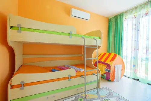 Colorful Beach House Bunk Beds 