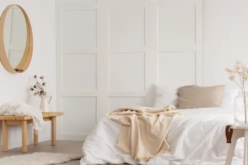 Simple & Cozy White Rustic Bedrooms 