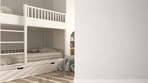 Scandinavian Bunk Beds with Slider & Stairs