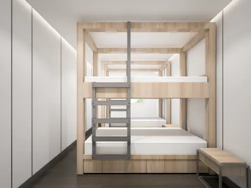 Modern Wooden Bunk Beds