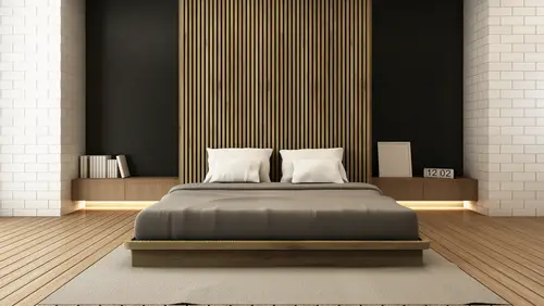 Plain Grey Contemporary Bedroom Rug