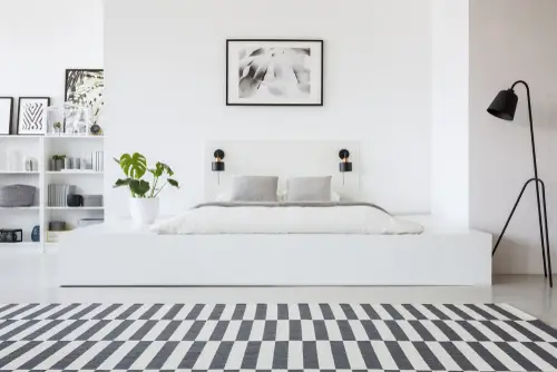 Bedroom Rugs with Tile Patterns