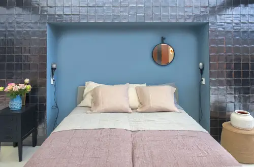 Vintage Style Mid-Century Teal Bedrooms 