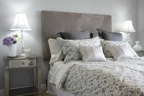 Traditional Classic Gray Bedroom