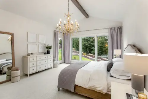 Traditional and Luxurious Gray Bedroom