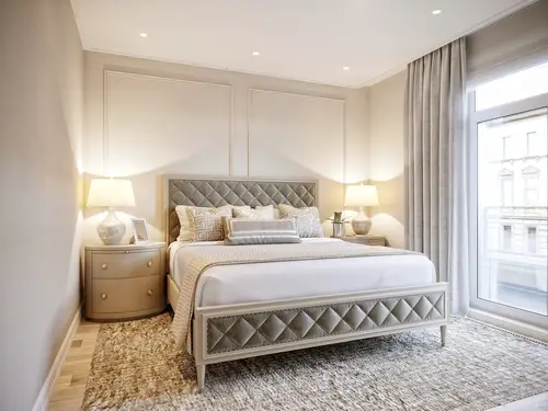 Modern Classic Traditional Gray Bedroom
