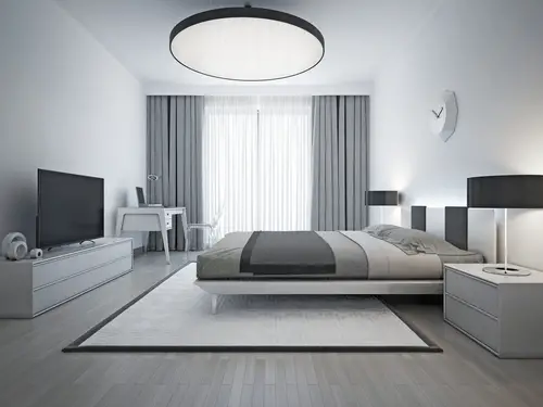 Modern Bedrooms In Gray