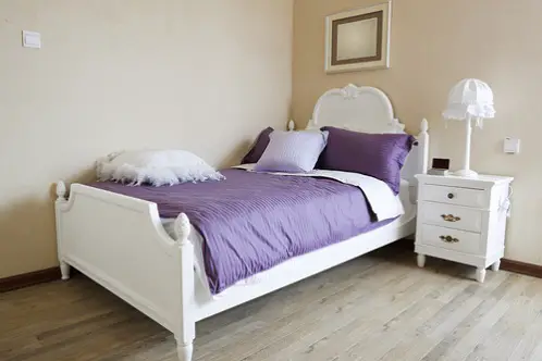 Elegant French Country Bedrooms in Light Lilac