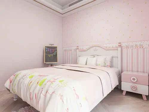 Transitional Bedrooms in Blush Pink with Soothing Effect