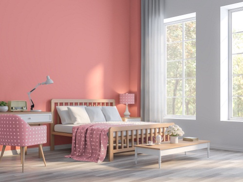 Farmhouse Bedrooms in Cornal Pink 