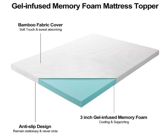 microfiber mattress topper