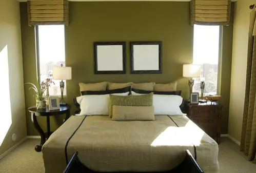  Traditional Monochromatic  Bedrooms  in Khaki Green