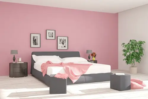 Contemporary & Scandinavian Bedrooms in Blush Pink