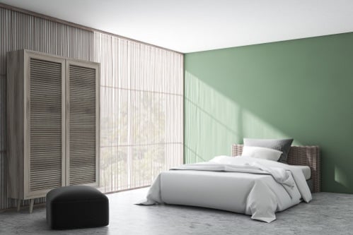  Modern Bedrooms With Khaki Green Walls 