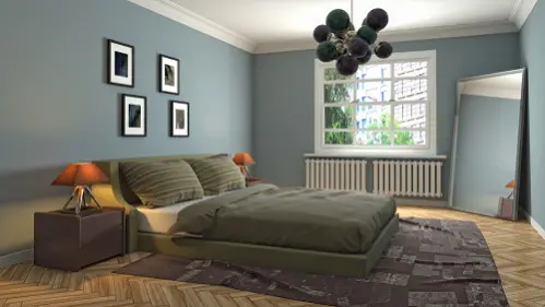 Warm & Cozy Modern Bedrooms in Khaki Green