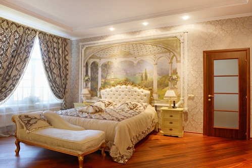 Baroque Style French Country Bedrooms in Lemon Yellow 