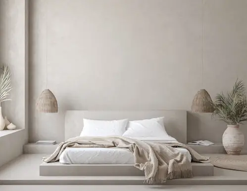 Modern Chic Bedrooms in Light Gray 